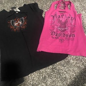 4 Harley Davidson shirts